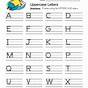 Practice Writing Letters Printable Worksheets