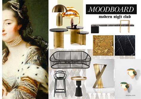 Interior Design Moodboards Night Club 2018 On Behance