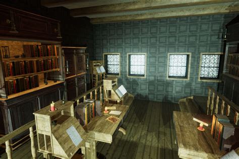 Medieval Library Update 3d 家具 Unity Asset Store