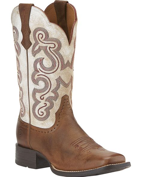 Ariat Womens Quickdraw Cowgirl Boots Square Toe Country Outfitter