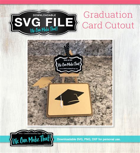 Graduation Svg Cards 863 Svg File For Diy Machine Free Svg Cut