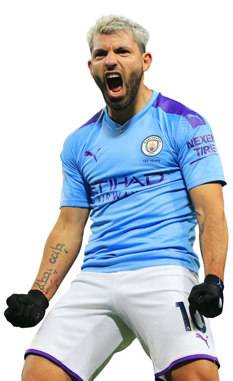 The striker has not featured for the league leaders since their win at chelsea. Sergio Aguero football render - 64090 - FootyRenders