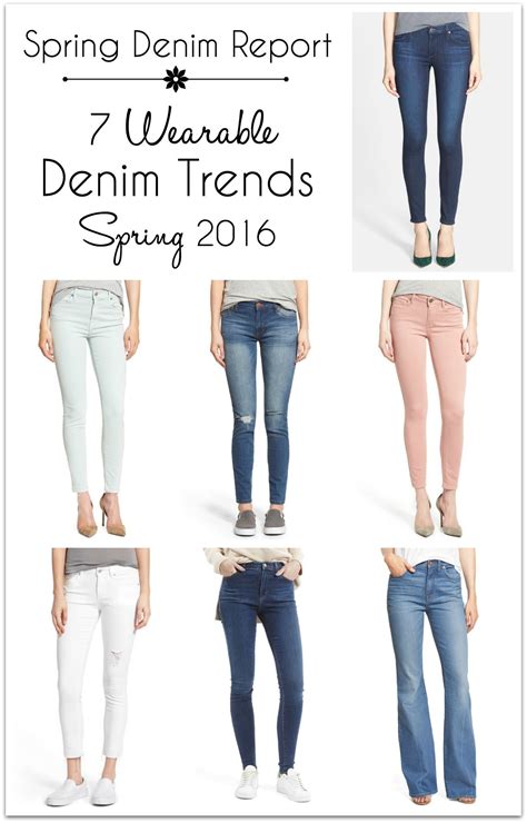 Spring Denim Report 7 Wearable Spring Denim Trends 2016 Artofit