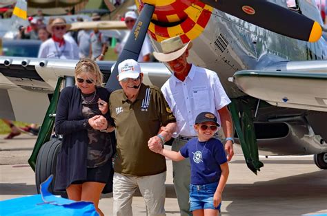 An Eagle Among Crows Bud Anderson Honored At Oshkosh — General