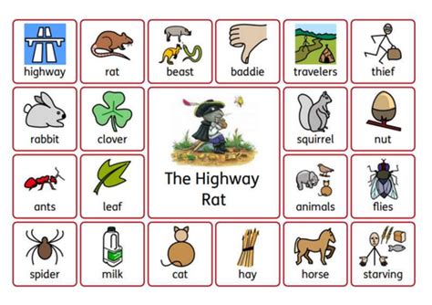 The Highway Rat Word Bank Teaching Resources