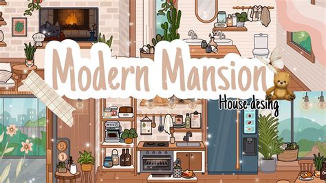 🧺modern Mansion🍂 House Design Toca Boca 🧸 Tocalifeworld Makeover