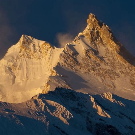Manaslu Is The Eighth Highest Mountain In The World At 8163 Metres