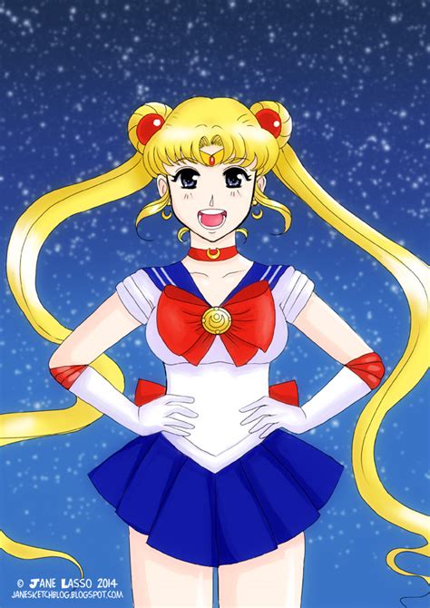 Dibujos Y Sketches De Jane Lasso Sailor Moon Fan Art