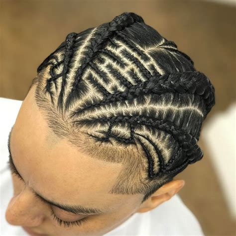 We believe it's a great concept to rock a complete head of lengthy braids, particularly when pairing them with a small undercut. braided bun | Man Braid | Pinterest | Man braids, Hair ...