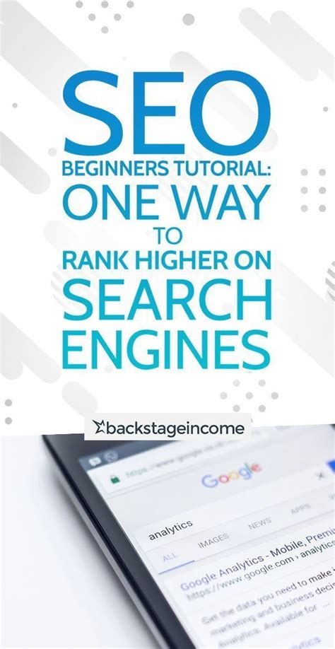 Thing You Can Do For Search Engines To Rank Higher Seo For Beginners Tutorial