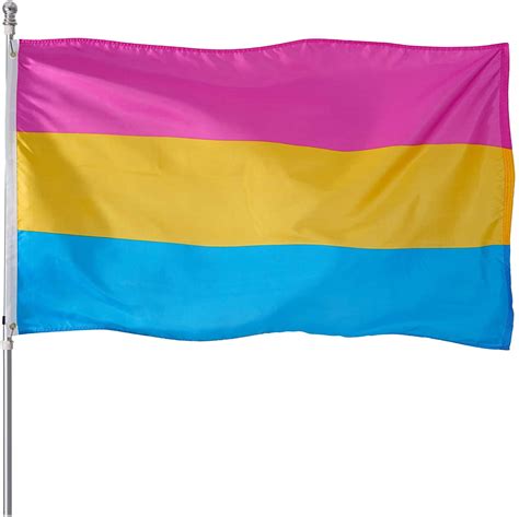 Pansexual Pan Gay Pride Flag 3x5 Heavy Duty Polyester