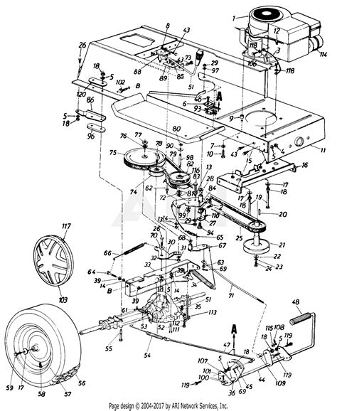 Mtd Hechinger Mdl 131 643f37206 425953 Parts Diagram For Parts01