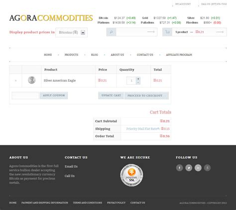 Own bitcoin in just a few minutes. Agora Commodities review from an actual purchase 2013-09 ...