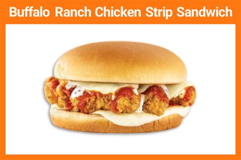 Whataburger Buffalo Ranch Chicken Strip Sandwich Calories Prices