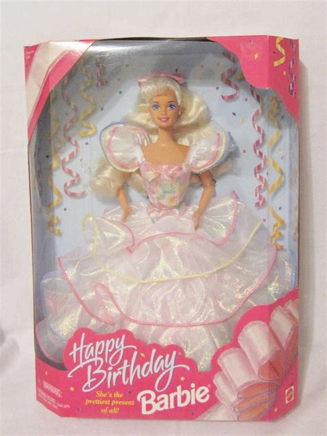 Barbie Happy Birthday Doll She S The Prettiest Present 1995 Barbie Ts Happy Birthday