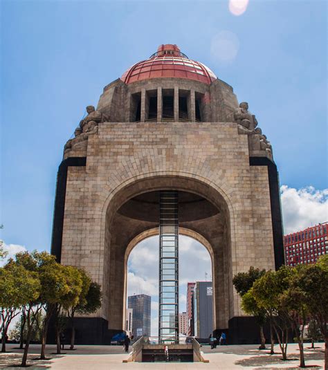 Mexico Monuments Voyage Carte Plan