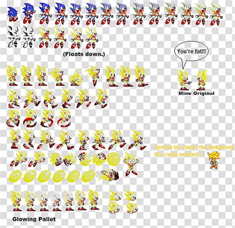 Cartoon Sonic Sprites