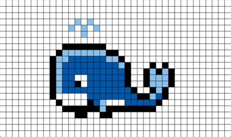 Visuel vu ici pixel art facile : Pixel Art Facile Animal
