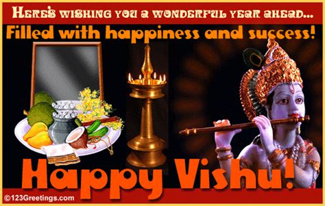 Let this be a delightful year Happiness And Success! Free Malayalam New Year eCards ...
