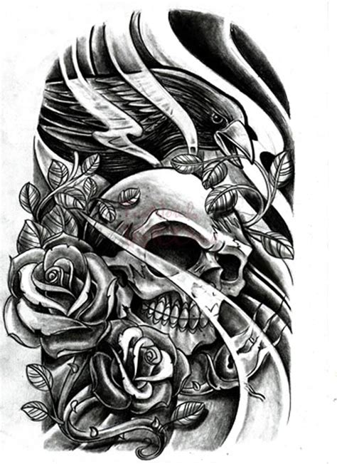 Free Skull Tattoo Stencils Download Free Skull Tattoo Stencils Png
