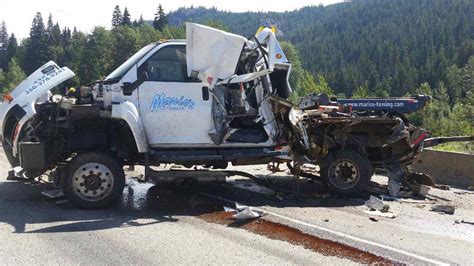 Emergency crews were called at 12:10 p.m. Tour bus crashes on Coquihalla Highway in B.C., about 38 ...