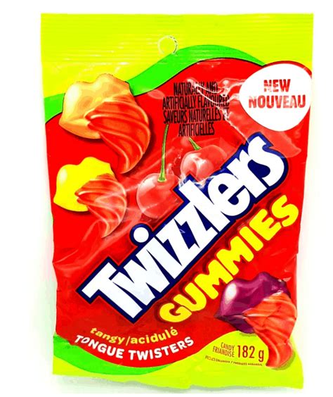 Hershey Twizzlers Gummies Tangy Tongue Twisters 182g 10 Count