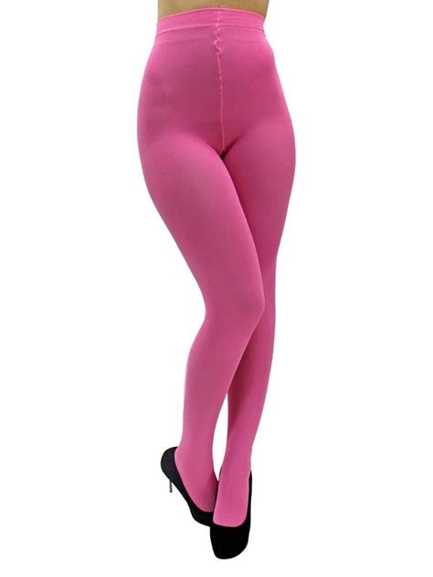 Stretchy Opaque Pantyhose Tights Pink Tights Pantyhose Stockings Colored Tights
