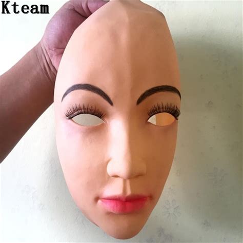 2019 New Handmade Silicone Sexy And Sweet Half Female Face Mask Ching
