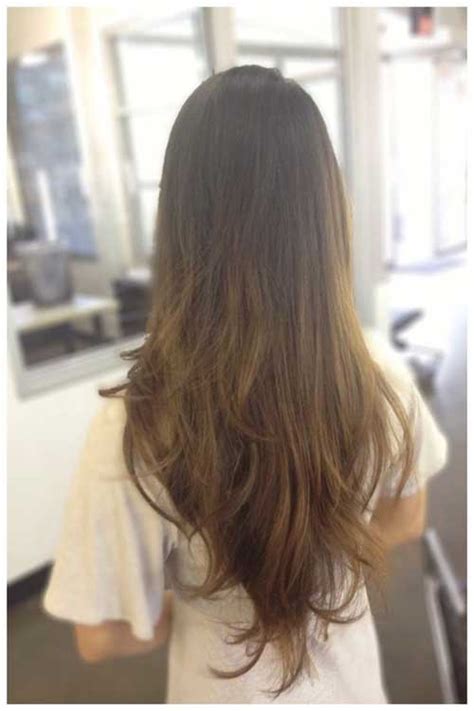 The power of long haircuts lies in their ability to soften sharp features, balance face proportions, and make you look feminine, fresh, and young. Best Layered V Shape Haircuts | Hairstyles and Haircuts ...