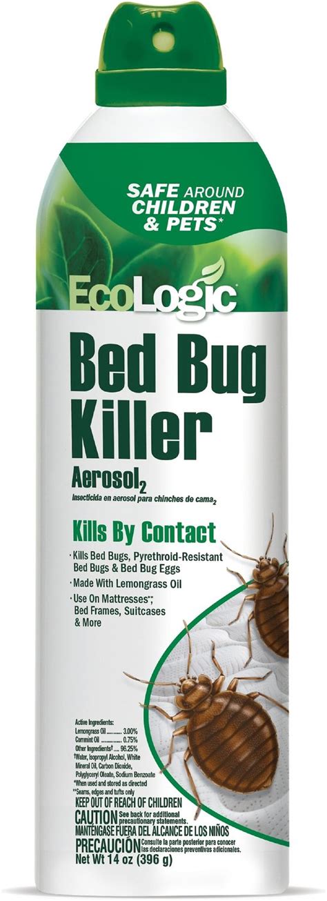 Ecologic Hg 75002 Bed Bug Killer Aerosol 14 Oz Child Amp Pet Safe