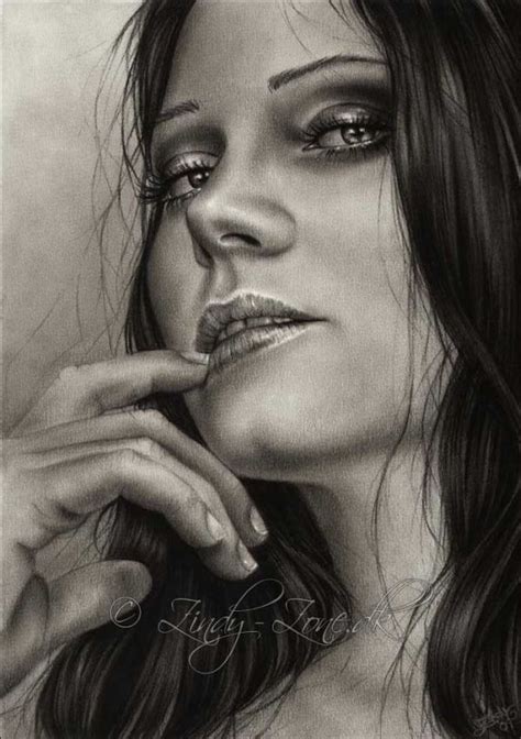 Female Pencil Drawing Images Pencil Drawings Portrait Female