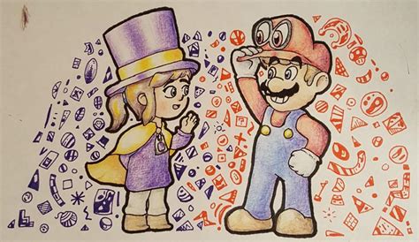 Mario And Hat Kid Mario Amino
