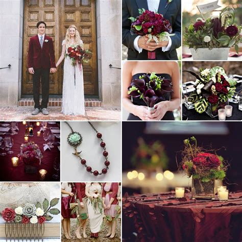 Green And Burgundy Weddings Green And Burgundy Wedding Burgundy