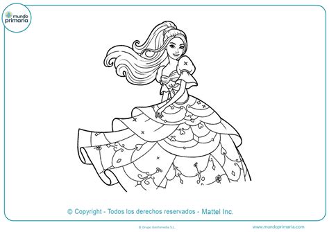 Dibujos de Barbie para Colorear 【Imprimir y Pintar】