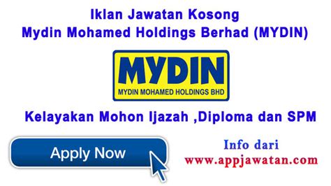 Competitors are not selling the same product like them. Jawatan Kosong di Mydin Mohamed Holdings Berhad (MYDIN ...