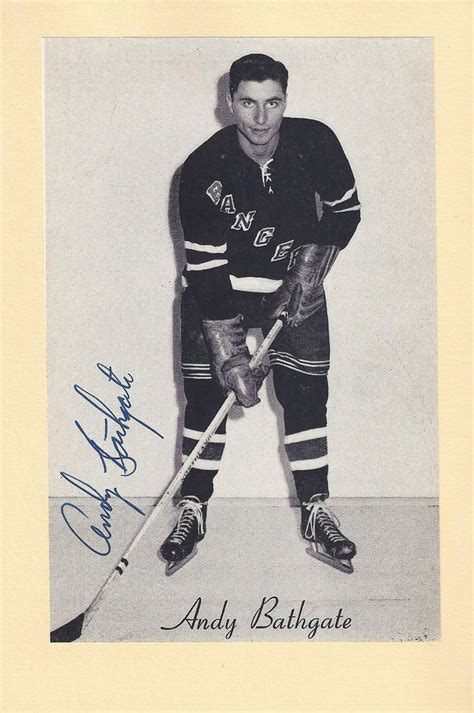 1944 63 Nhl Beehive Hockey Photo Group Ii Andy Bathgate Right Wing
