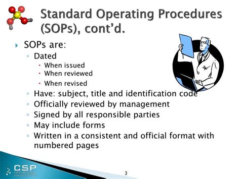 Ppt Chemical Safety And Security Standard Operating Procedures