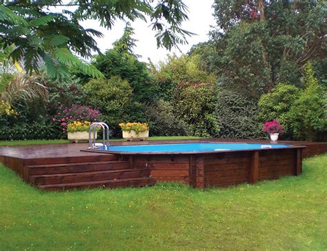 All ultimate pool kit packages come with all. piscine semi creusee | Backyard pool landscaping, Above ...