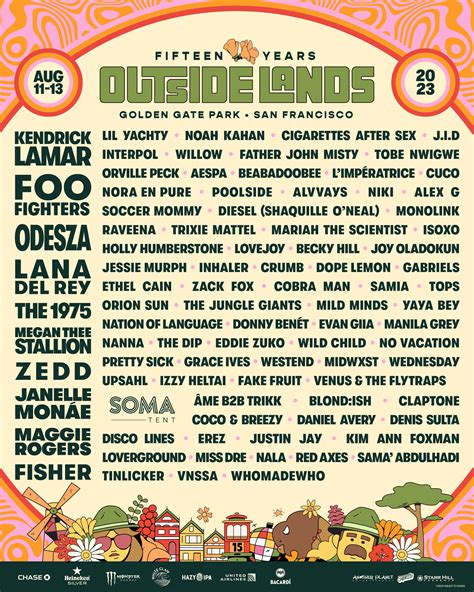 2023 Outside Lands Lineup Bringsthe Heat The Festival Voice