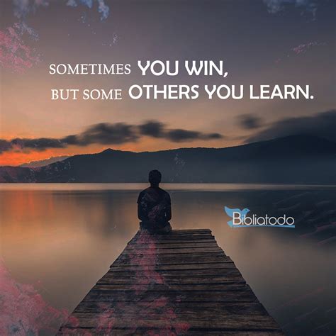 Sometimes you win but some others you learn - CHRISTIAN PICTURES