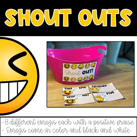 Shout Outs Shout Out Classroom Community Positivity