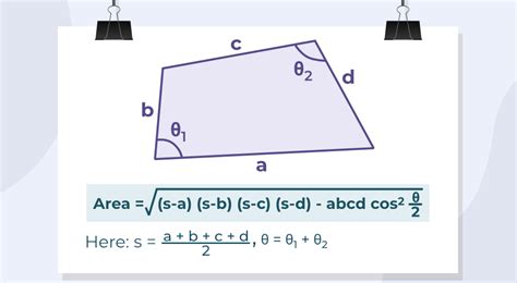 Area Of Quadrilateral Formula Definition Solved Example Faqs