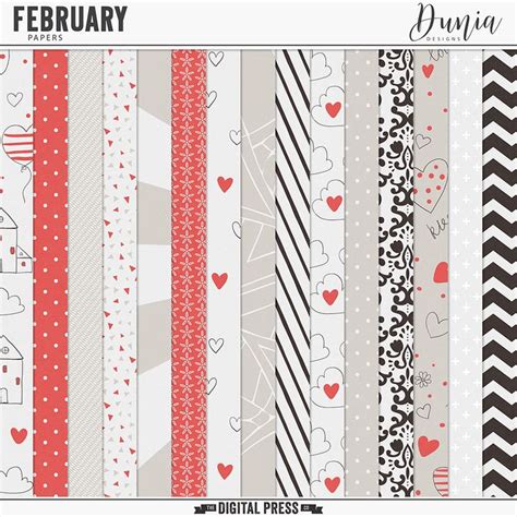 February Papers Paper February Country Flags
