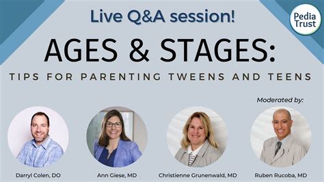 Ages And Stages Tips For Parenting Tweens And Teens Webinar Youtube