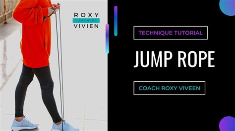 How To Jump Rope Technique Tutorial Youtube