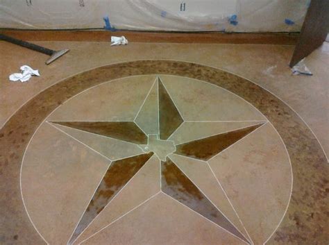 Why acid etching is no longer recommended as a concrete ? custom-star-logo-concrete-stain-etching-engraving - ESR ...