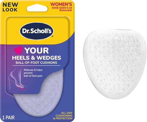 Dr Scholl S Ball Of Foot Cushions For High Heels One Size Relieve