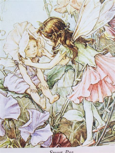 Vintage Blossom Fairy Illustrations By Peachychicboutique On Etsy