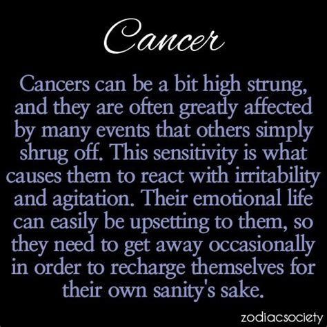 Cancers are maternal and versatile, affectionate, and loveable! Strength Quotes : If I could only get my family to ...