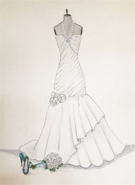 Sep 23, 2021 · 10 rnzett 23. Custom wedding dress sketch wedding gown bouquet and shoes